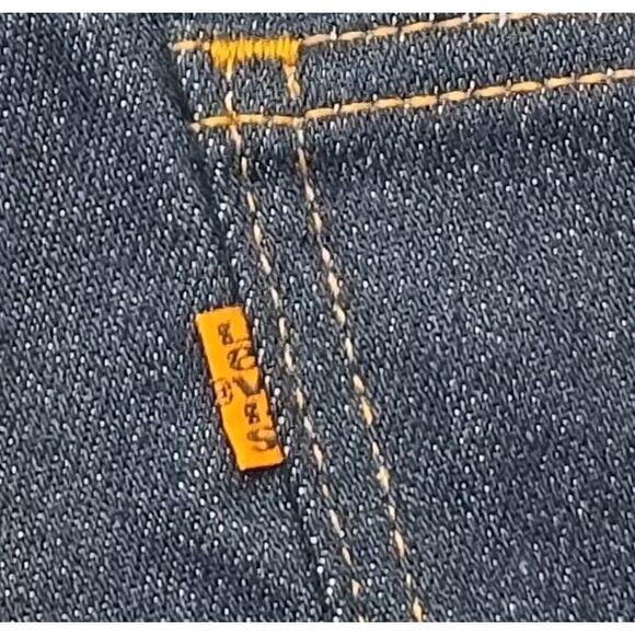 Levi's 517 Orange Tab Bootcut Jeans 36x31 Made In USA '93 Dark Wash Vintage EUC - Picture 5 of 10